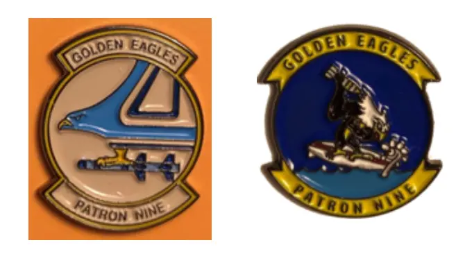 Vp-9 Golden Eagles Pin 1