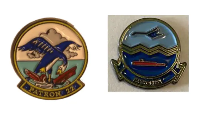 Vp-22 Blue Geese Pin 1