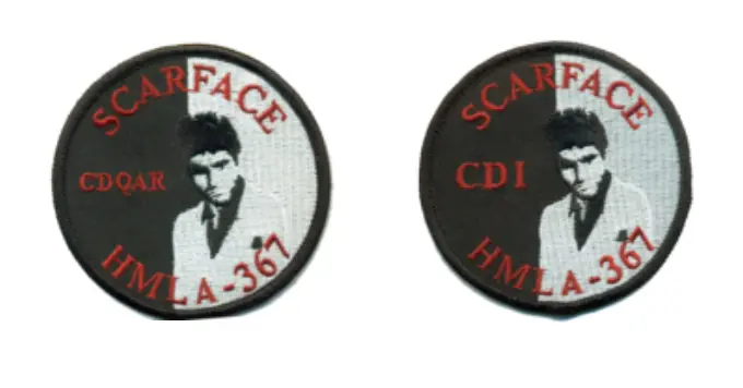 Hmla-367 Scarface Flightline Qualification Patches 1