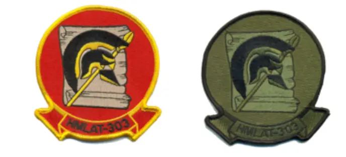 Officially Licensed Usmc Hmlat-303 Atlas Original Patch 1