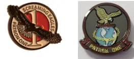 Vp-1 Screaming Eagles Pin 1