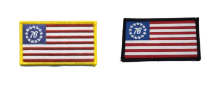 Betsy Ross Bicentennial 76 Flag Patch 1