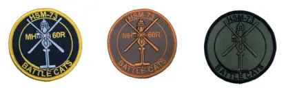 Official Us Navy Hsm-73 Battle Cats Shoulder Patches 1
