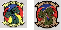 Officially Licensed Usmc Hmh-462 Heavy Hauler Sticker 1