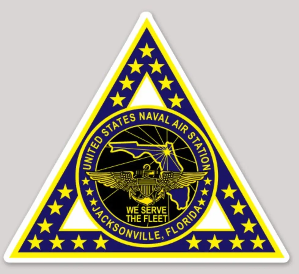 Officially Licensed Nas Jacksonville Fl Sticker 1