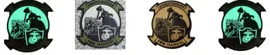 Official Vmm-164 (Rein) Knightriders 15Th Meu Pvc Patch 1