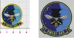Officially Licensed Usmc Vmfat-502 Nightmares Command Patches 1