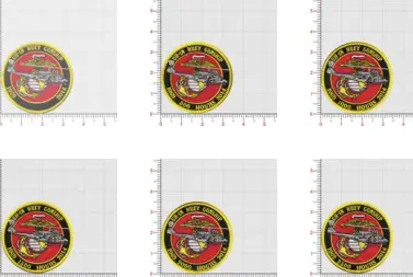 Officially Licensed Usmc Uh-1N Huey Gunship Hours Patch 1