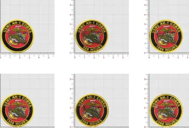Usmc Ah-1 Cobra Hours Patch 1