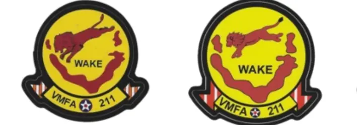 Officially Licensed Usmc Vmfa-211 Wake Island Avengers Sticker 1
