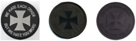 Official Hmla-169 We Hate Each Other But We Hate You More Shoulder Patches 1