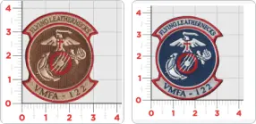 Officially Licensed Usmc Vmfa-122 Flying Leathernecks Squadron Patches 1