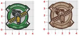 Officially Licensed Us Navy Vfa-105 Gunslingers Squadron Patches 1