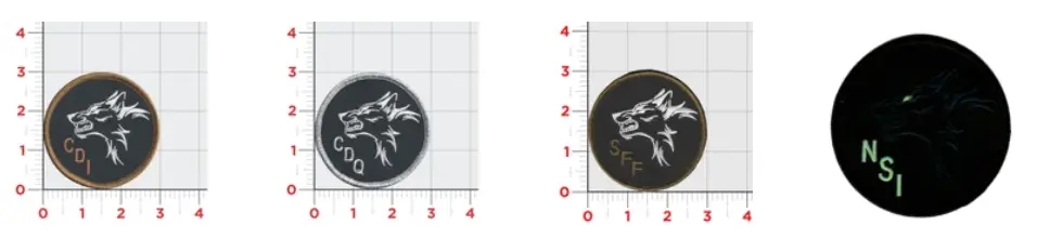 Official Hmh-466 Wolfpack Flightline Qual Patches 1