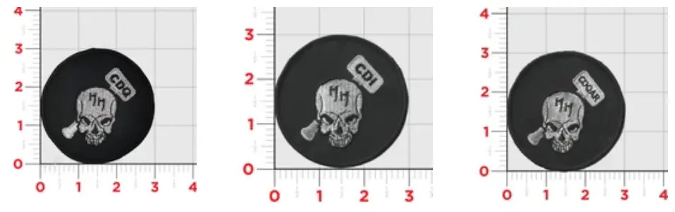 Official Hmh-366 Qualification Skull/Hammer Patches 1