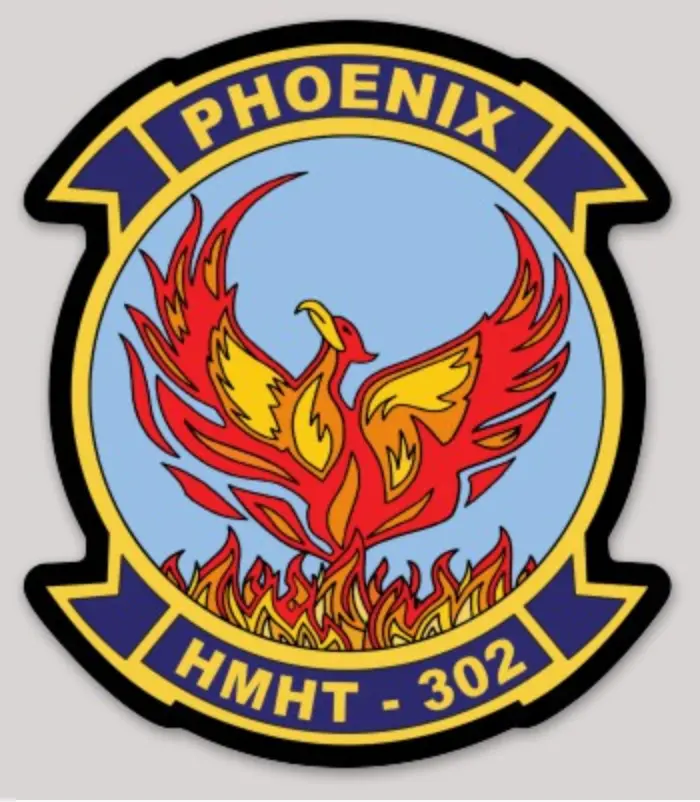 Officially Licensed Usmc Hmht-302 Phoenix 2020 Sticker 1