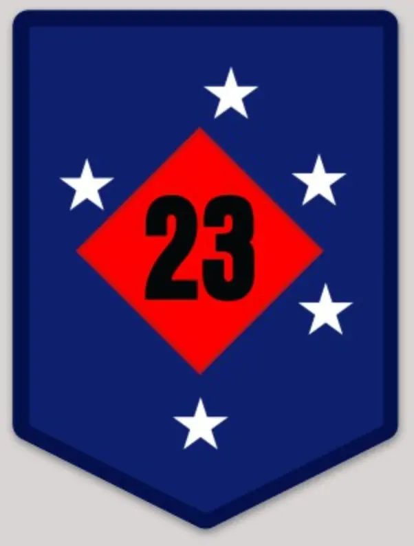 Officially Licensed Usmc 23Rd Marine Regiment Stickers 1