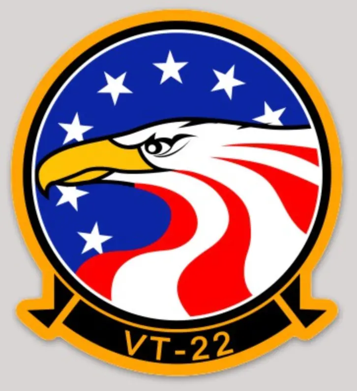 Officially Licensed Us Navy Vt-22 Golden Eagles Sticker 1