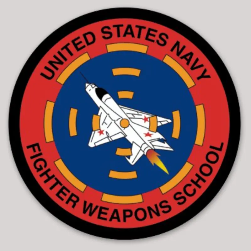 Officially Licensed Us Navy Top Gun Fighter Weapons School Sticker 1