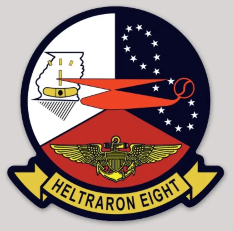 Official Us Navy Ht-8 Eightballers Stickers 1