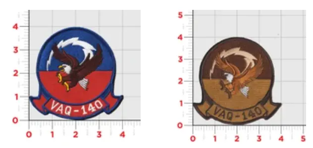 Officially Licensed Us Navy Vaq-140 Patriots Squadron Patches 1