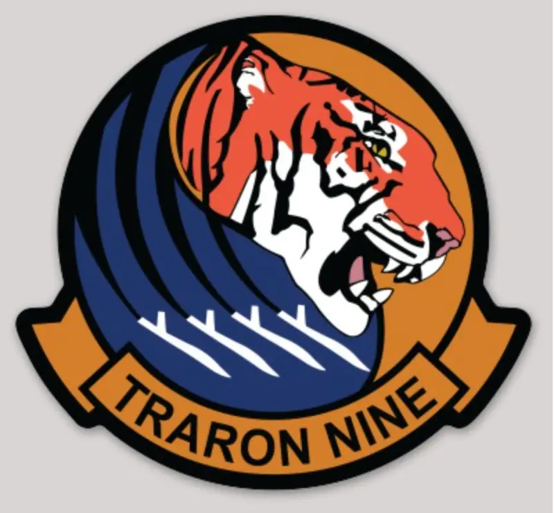 Officially Licensed Us Navy Vt-9 Tigers Stickers 1