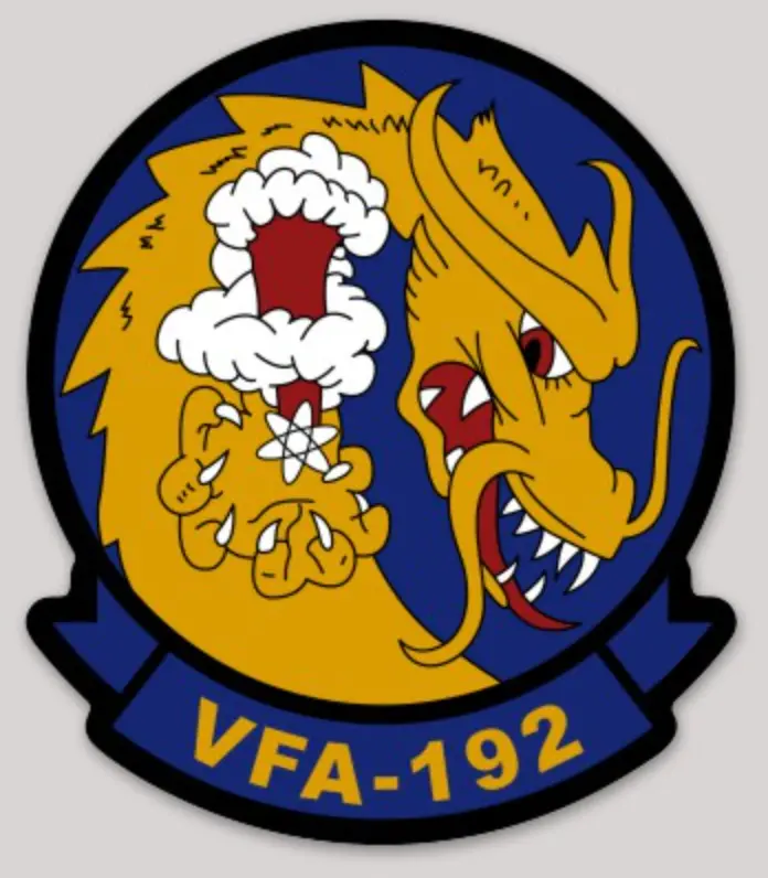Officially Licensed Us Navy Usn Vfa-192 Golden Dragons Stickers 1