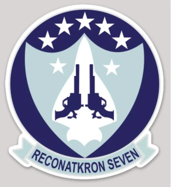 Officially Licensed Us Navy Rvah-7 Peacemakers Squadron Sticker 1