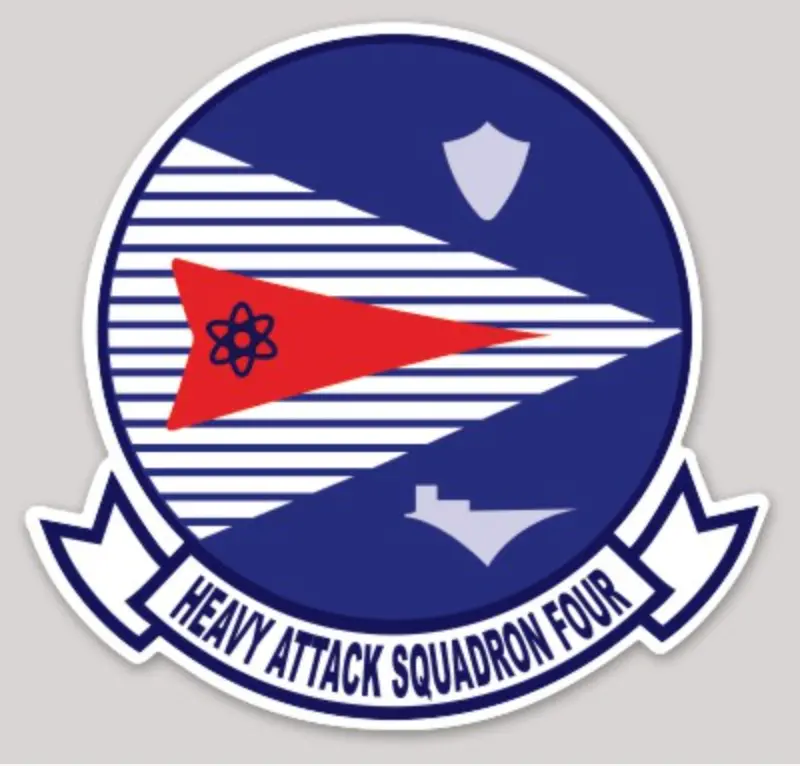 Officially Licensed Us Navy Vah-4 Four Runners Squadron Sticker 1