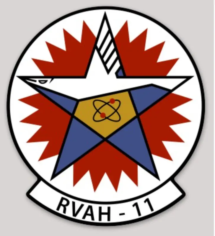 Officially Licensed Us Navy Rvah-11 Checkertails Squadron Sticker 1