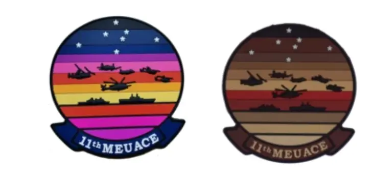 Official Vmm-165 White Knights 11Th Meu Ace Pvc Patches 1