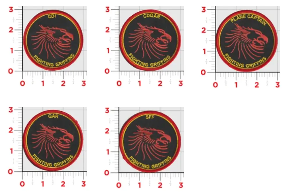 Vmm-266 Griffins Qual Patches 1