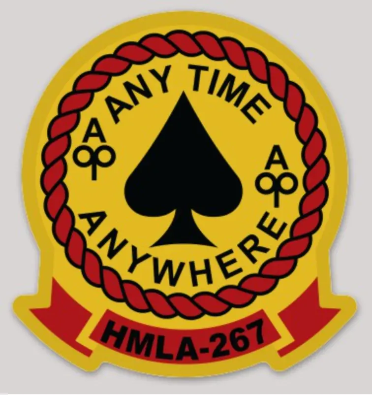 Officially Licensed Usmc Hmla-267 Stingers Squadron Sticker 1