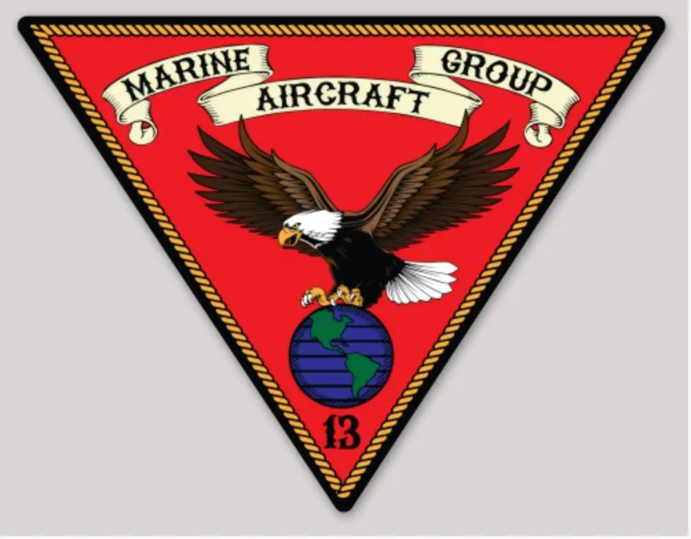 Officially Licensed Marine Aircraft Group Mag-13 Stickers 1