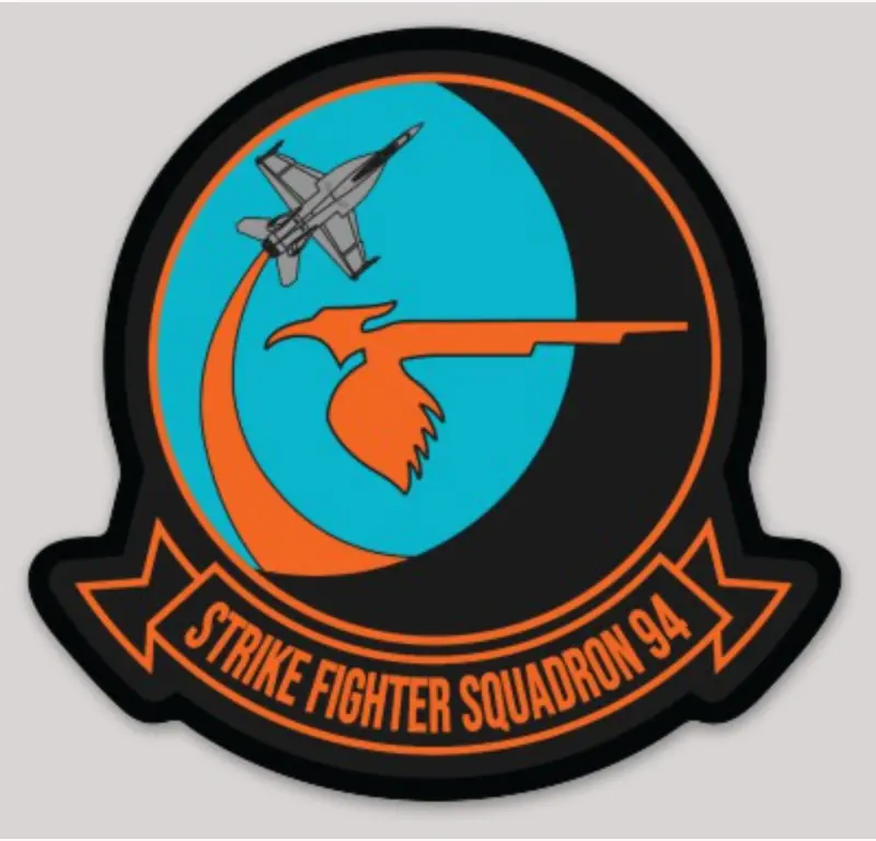 Officially Licensed Us Navy Vfa-94 Shrikes Squadron Sticker 1