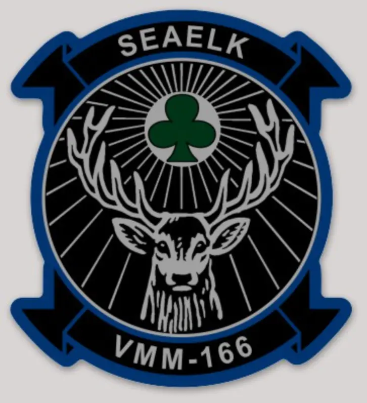 Vmm-166 Sea Elk Jäger Squadron Sticker 1