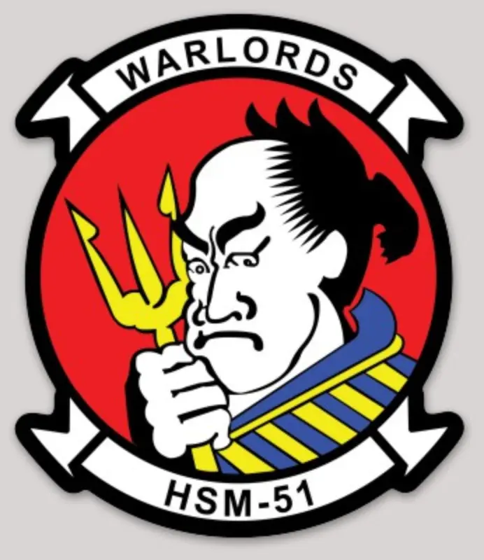 Officially Licensed Hsm-51 Warlords Sticker 1