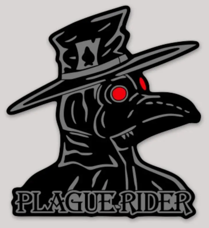 Official Hmla-267 Stingers Plague Rider Squadron Sticker 1