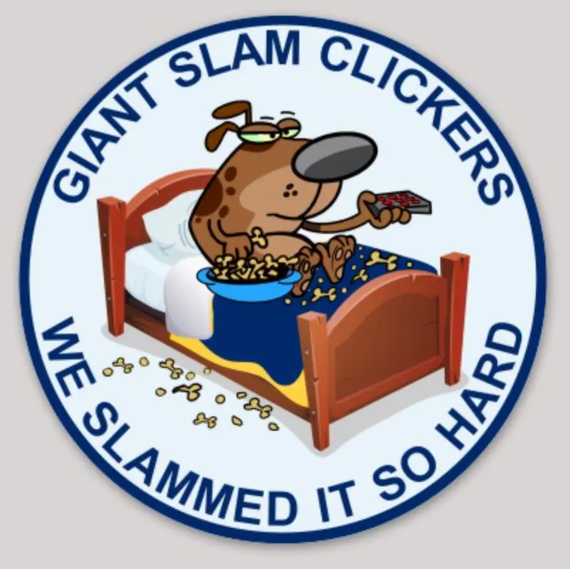 Giant Slam Clickers Stickers 1