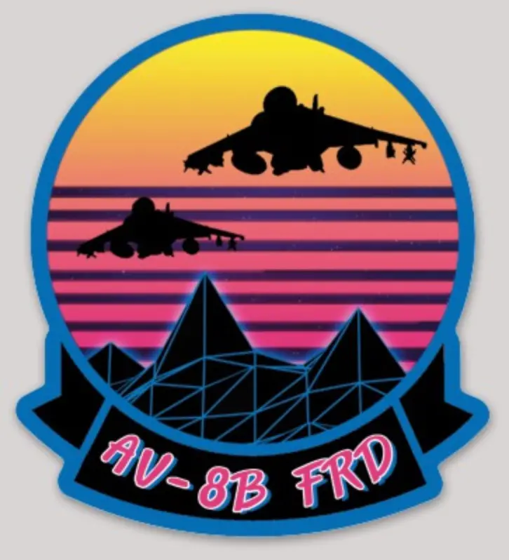 Av-8B Frd Vertical Vibes Stickers 1