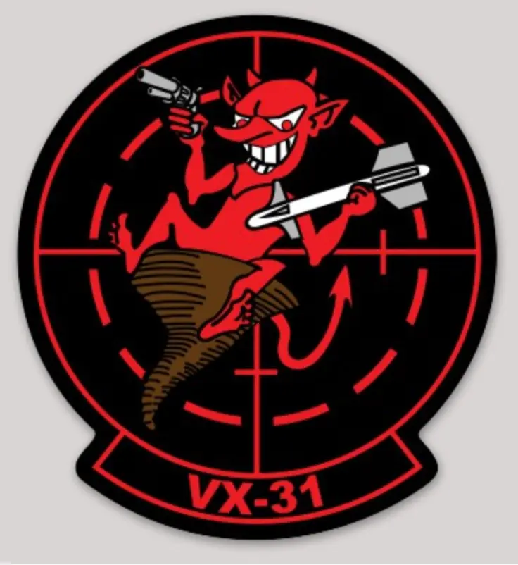 Officially Licensed Us Navy Vx-31 Dust Devils Squadron Stickers 1