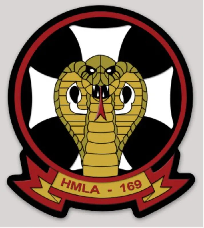 Officially Licensed Usmc Hmla-169 Vipers Squadron Sticker 1