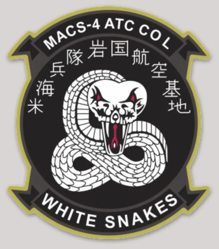 Officially Licensed Macs-4 Atc Co L White Snakes Stickers 1