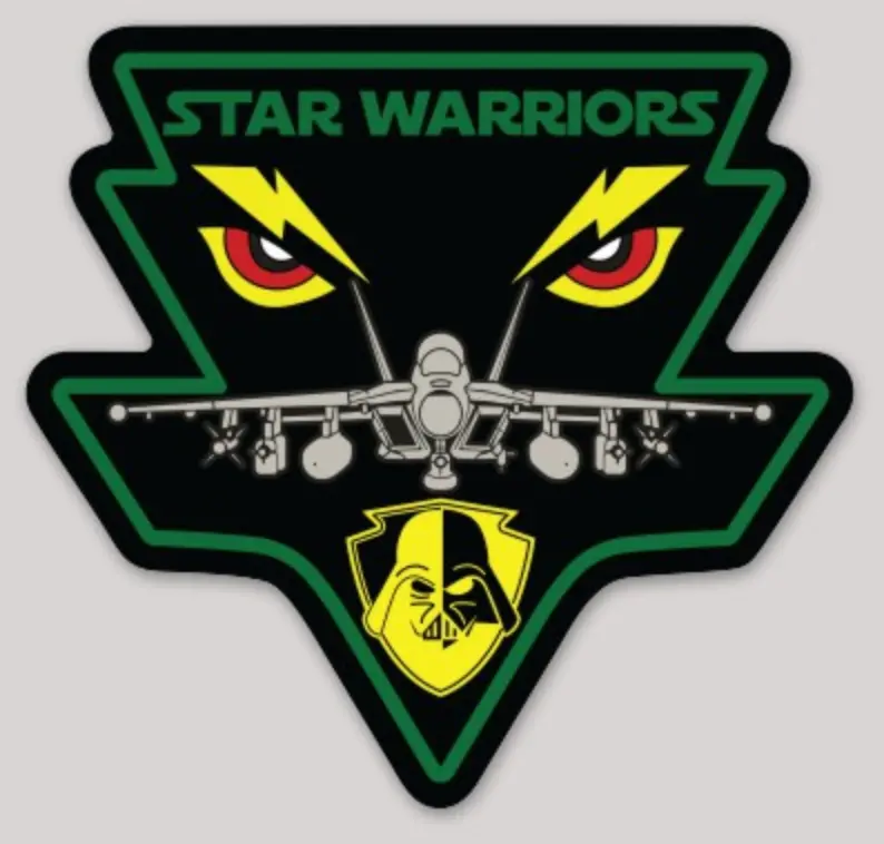 Official Vaq-209 Star Warriors Ea-18 Sticker 1