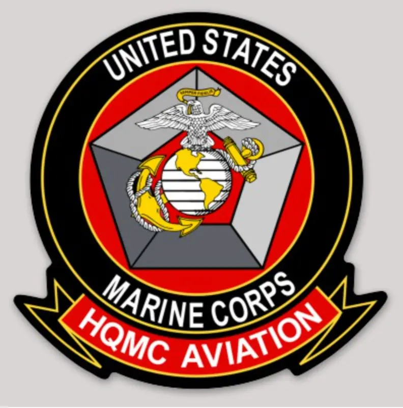 Officially Licensed Usmc Headquarters Pentagon Aviation Sticker 1