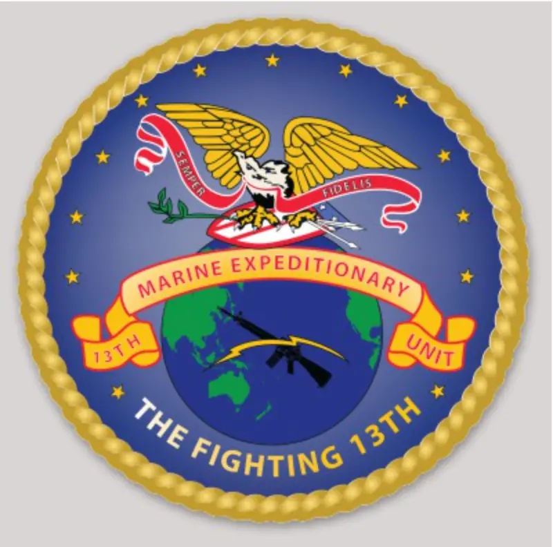 Officially Licensed 13Th Meu Marine Expeditionary Unit Sticker 1
