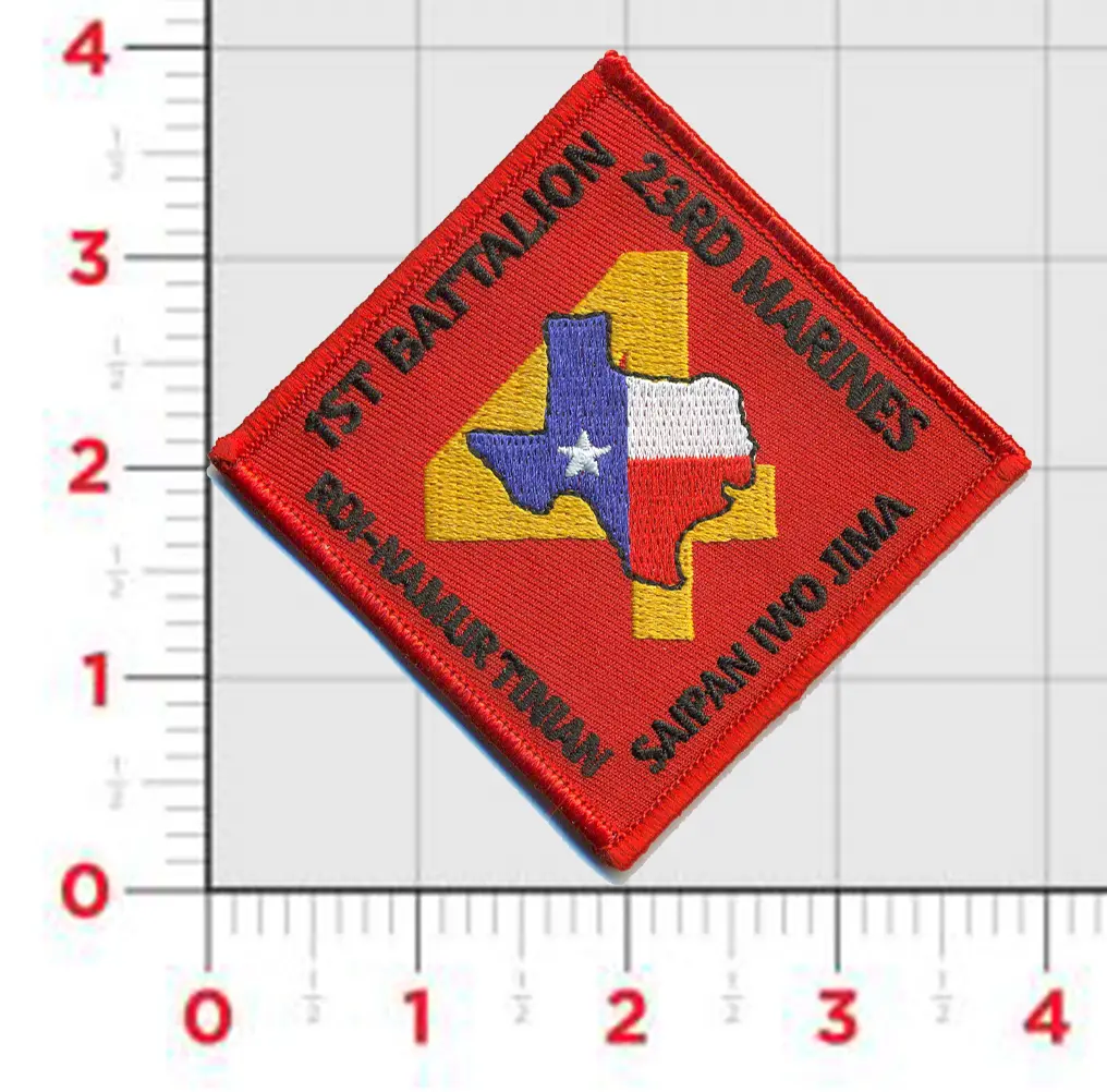 Officially Licensed Usmc 1St Battalion 23Rd Marines Patch 1