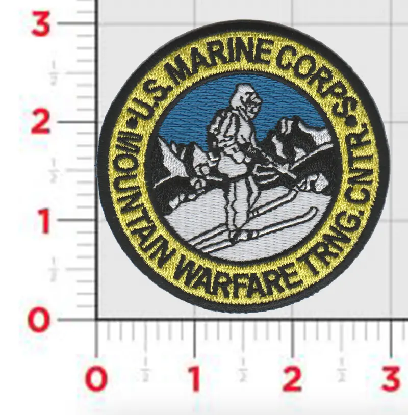 Officially Licensed Usmc Mountain Warfare Training Center Patch 1