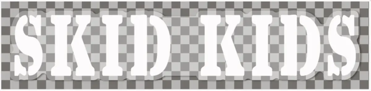 Usmc "Skid Kids" Clear Vinyl Stickers 1