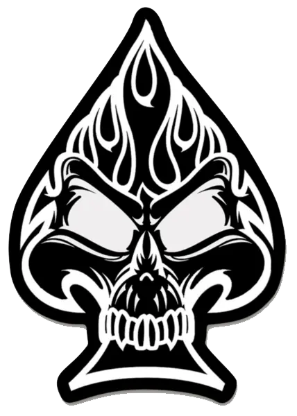 Official Hmla-267 El Fuego Skull Sticker 1